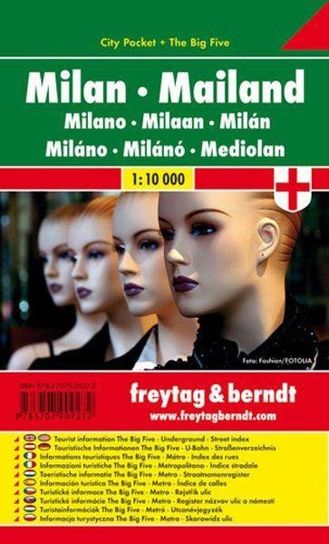 Milán 1:10 000 - Plán města (kapesní)
