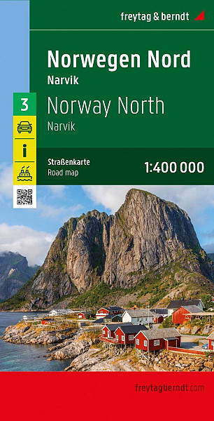 Norsko sever 1:400 000 / automapa