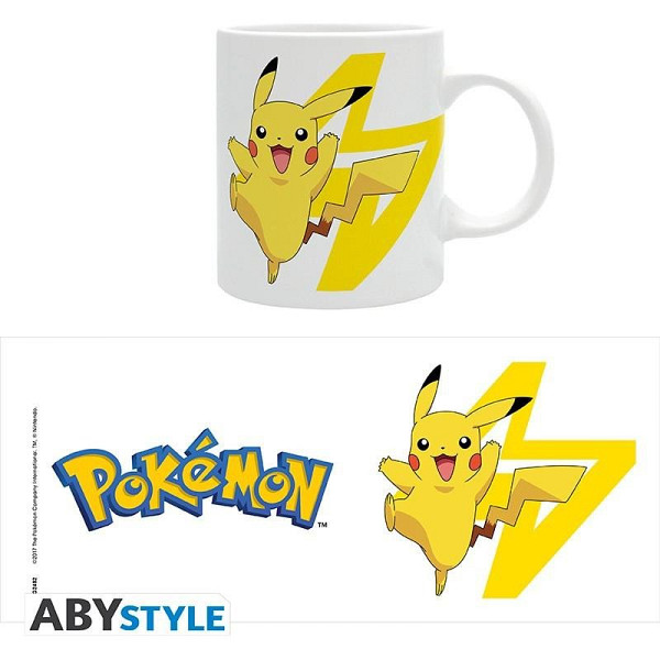 Pokémon Hrnek: Logo & Pikachu 320 ml