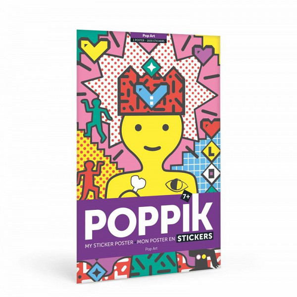 Poppik Samolepkový plakát - Pop Art