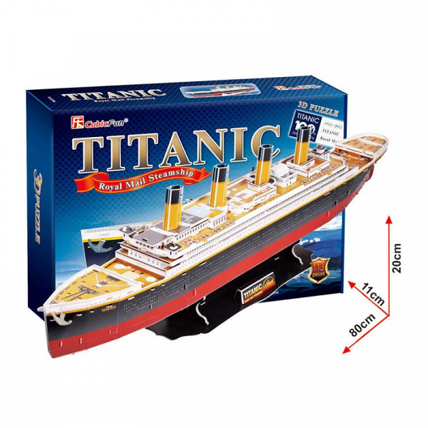 Puzzle 3D Titanic - 113 dílků