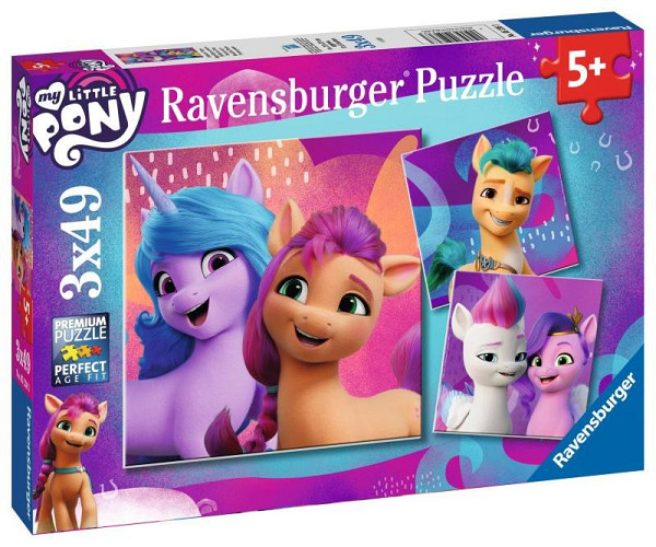 Puzzle My Little Pony 3x49 dílků