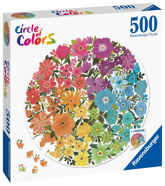 Ravensburger Puzzle - Květiny 500 dílků