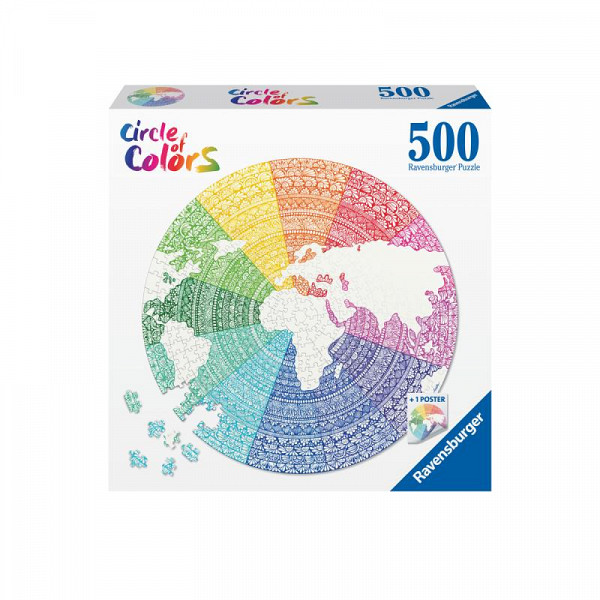 Ravensburger Puzzle - Mandala 500 dílků