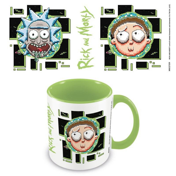 Rick And Morty Hrnek 315 ml - Pixel Breakou