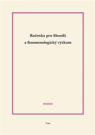 Ročenka pro filosofii a fenomenologický výzkum 2021