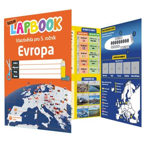 Školní lapbook: Evropa