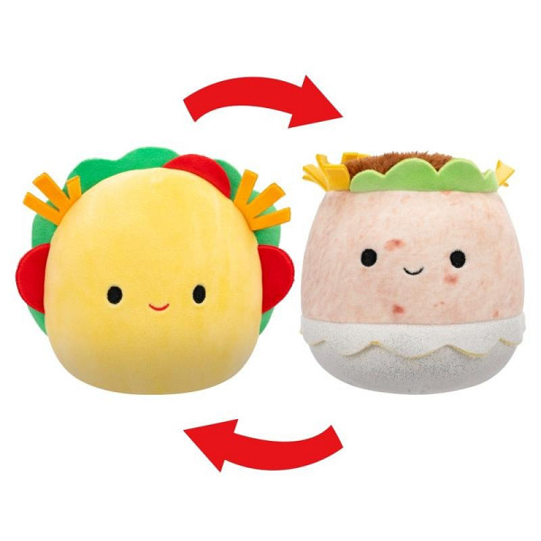 Squishmallows 2v1 Tacos Tex a Burrito Bernardo 13 cm