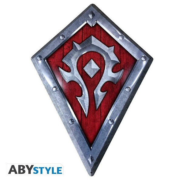 World of Warcraft Plechová cedule: Horde Shield 38 x 28 cm