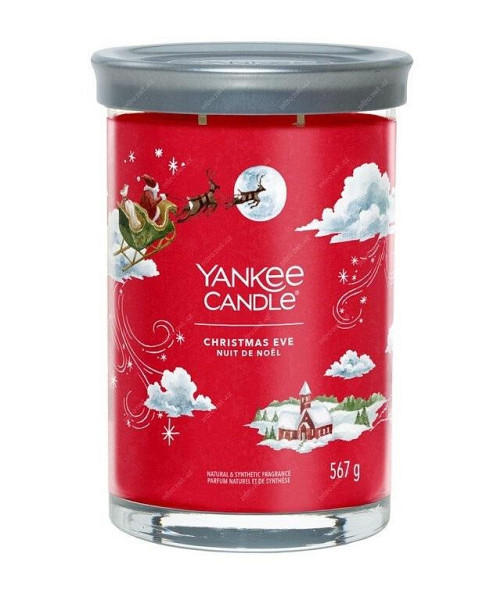 YANKEE CANDLE Christmas Eve svíčka 567g / 2 knoty (Signature velký)