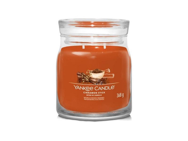 YANKEE CANDLE Cinnamon Stick svíčka 368g / 2 knoty (Signature střední)