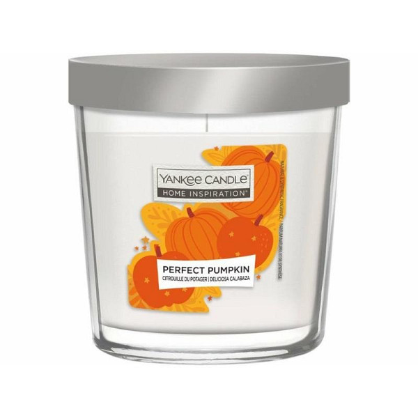 YANKEE CANDLE HOME INSPIRATION VALUE střední svíčka ve skle Perfect Pumpkin